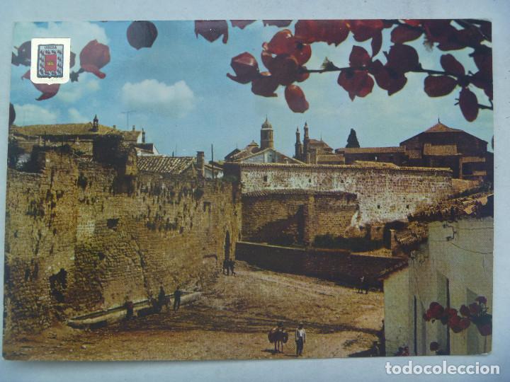 Postales: POSTAL DE UBEDA ( JAEN ): MURALLA ARABE Y PUERTA DE GRANADA . A&Ntilde;OS 60 , BURROS, ETC