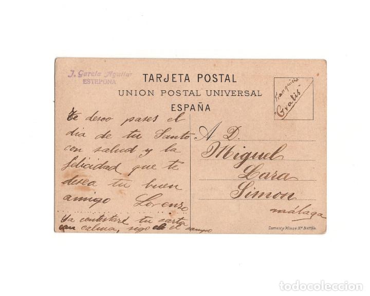 Postales: M&Aacute;LAGA.- UN VERDULERO. - Foto 2