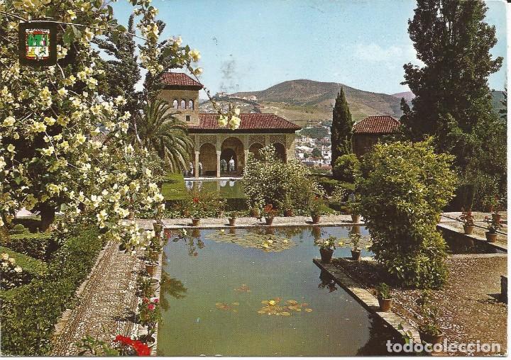 Postales: [POSTAL] Jardines del Partal. Alhambra Granada (circulada)