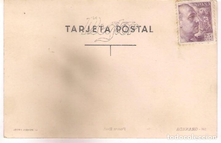 Postales: POSTAL DE GRANADA - PUERTA REAL . - Foto 2