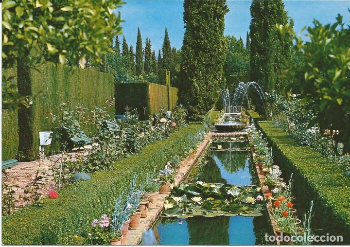 Postales: [POSTAL] Jardines del Generalife Granada (sin circular) - Foto 1
