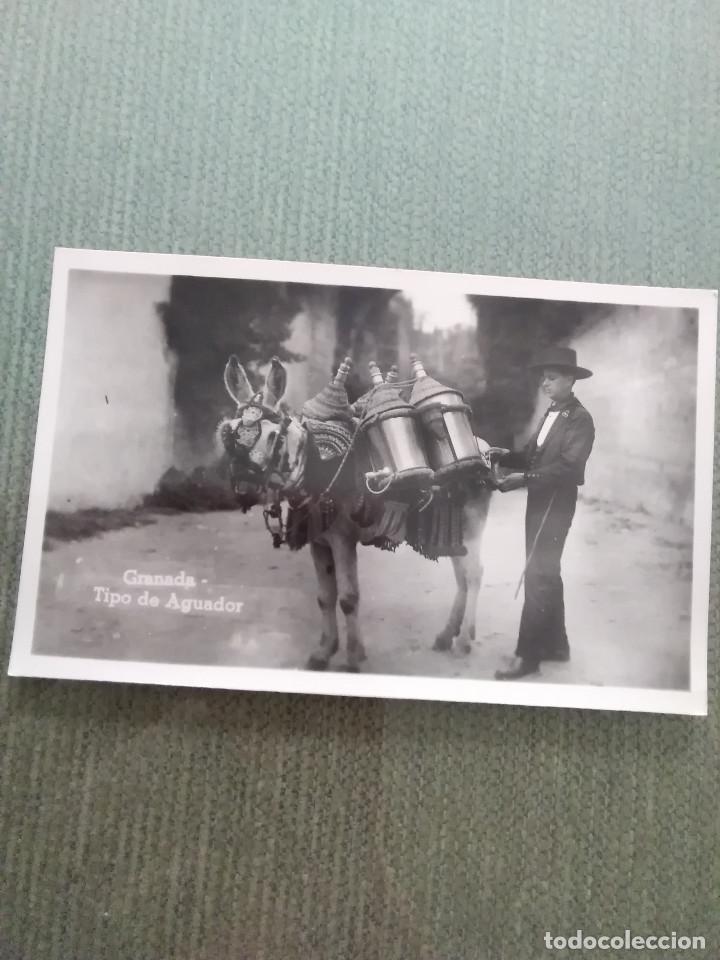 Postales: POSTAL GRANADA TIPO DE AGUADOR - Foto 1