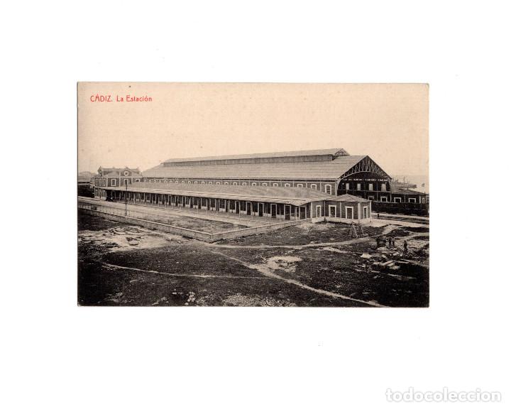 Postales: C&Aacute;DIZ.- LA ESTACI&Oacute;N. - Foto 1