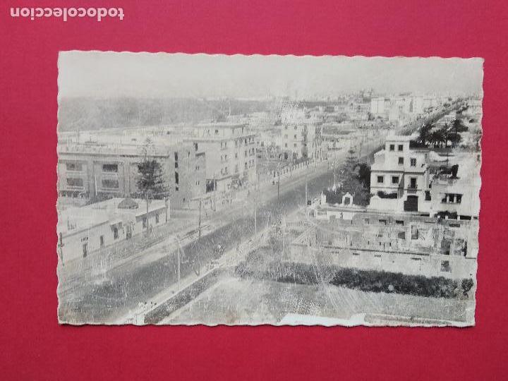 Postales: TARJETA POSTAL N&ordm; 3 CADIZ AVENIDA DE LOPEZ PINTO , DESGASTADA