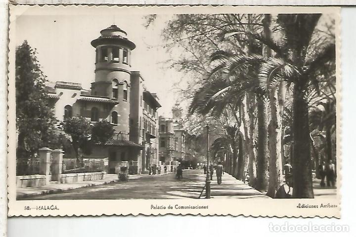Postales: MALAGA PALACIO COMUNICACIONES ESCRITA