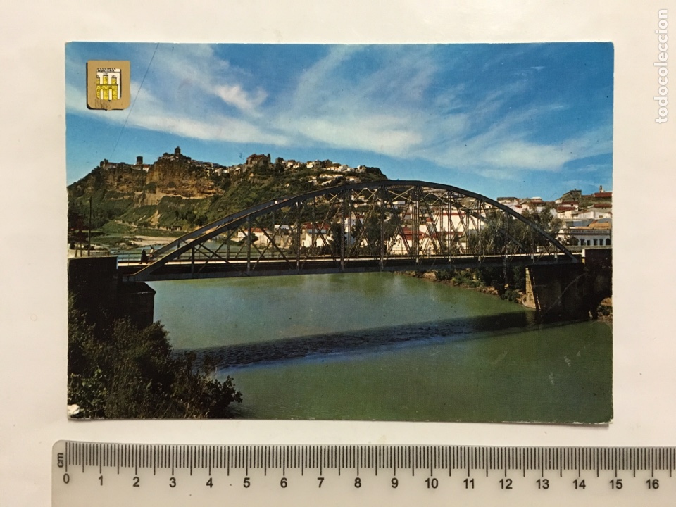 Postales: POSTAL. ARCOS DE LA FRONTERA. PUENTE SOBRE EL GUADALETE. A. SUBIRATS CASANOVA. H. 1965?.