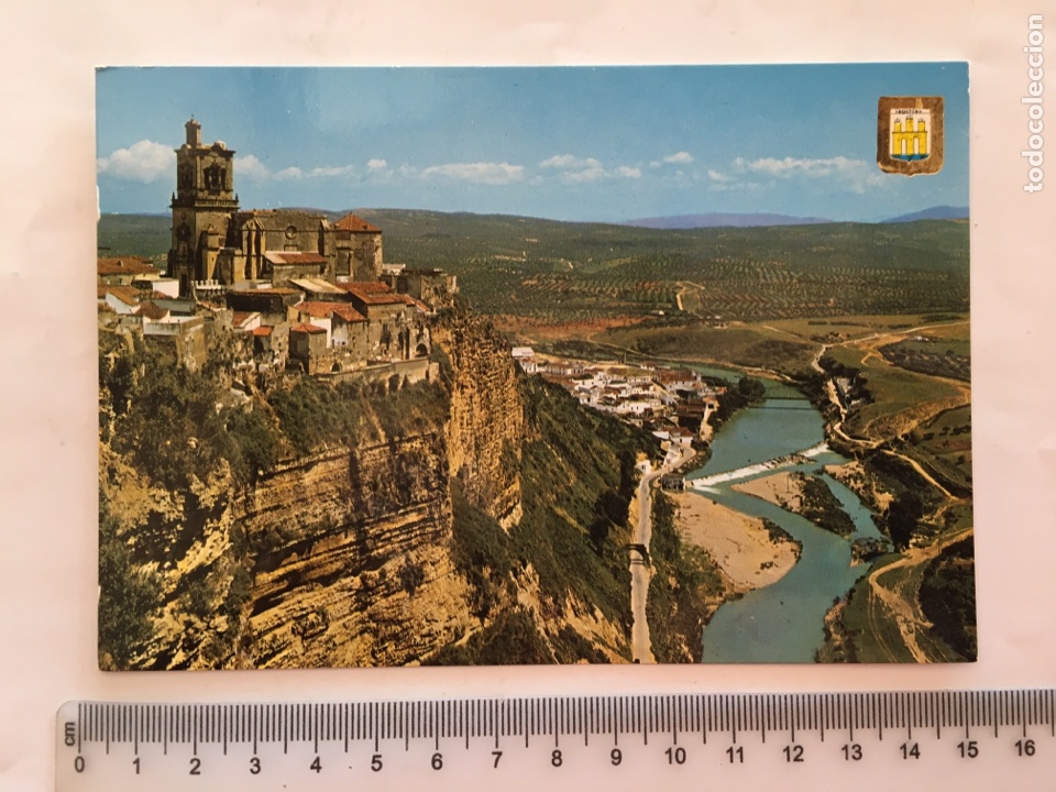 Postales: POSTAL. ARCOS DE LA FRONTERA. VISTA PARCIAL DE LA PE&Ntilde;A. A. SUBIRATS CASANOVA. H. 1975?.