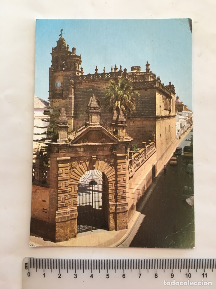 Postales: POSTAL. SANLUCAR DE BARRAMEDA. PARROQUIA DE STO. DOMINGO. EDIC. ARRIBAS. H. 1975?.