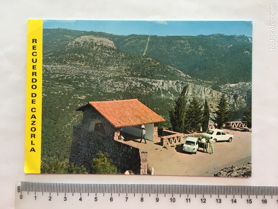 Postales: POSTAL. SIERRA DE CAZORLA. MIRADOR DEL CAUDILLO. FOTOCOLOR SAN ANTONIO. H. 1975?.