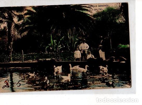 Postcards: TARJETA POSTAL DE CADIZ. PARQUE GENOVES. LA GRUTA.