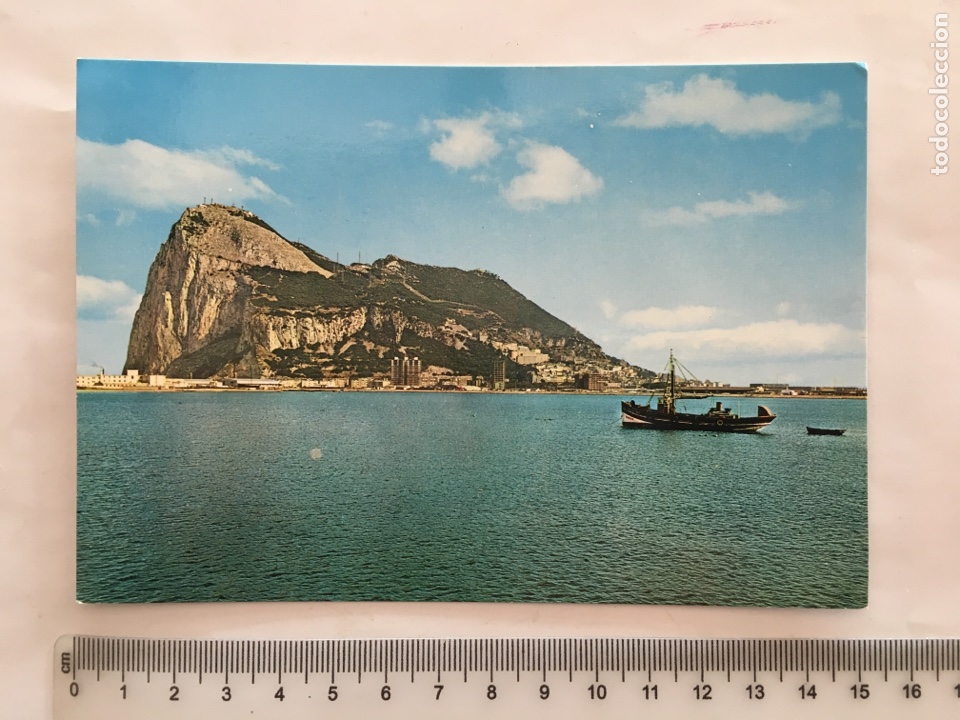 Postales: POSTAL. EL PE&Ntilde;&Oacute;N DE GIBRALTAR. ED. GARC&Iacute;A GARRABELLA Y C&Iacute;A. H. 1965?.