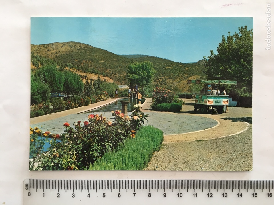 Postales: POSTAL. LOS JARDINES DE DESPE&Ntilde;APERROS. CARRETERA GENERAL. GARC&Iacute;A LOZANO. A&Ntilde;O 1966.