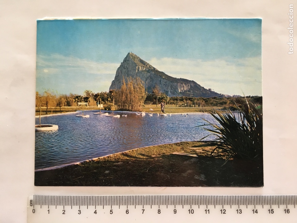 Postales: POSTAL. PE&Ntilde;&Oacute;N DE GIBRALTAR DESDE EL PARQUE PRINCESA SOF&Iacute;A. ED. MAR&Iacute;A J. ZARZUELA. A&Ntilde;O 1978.