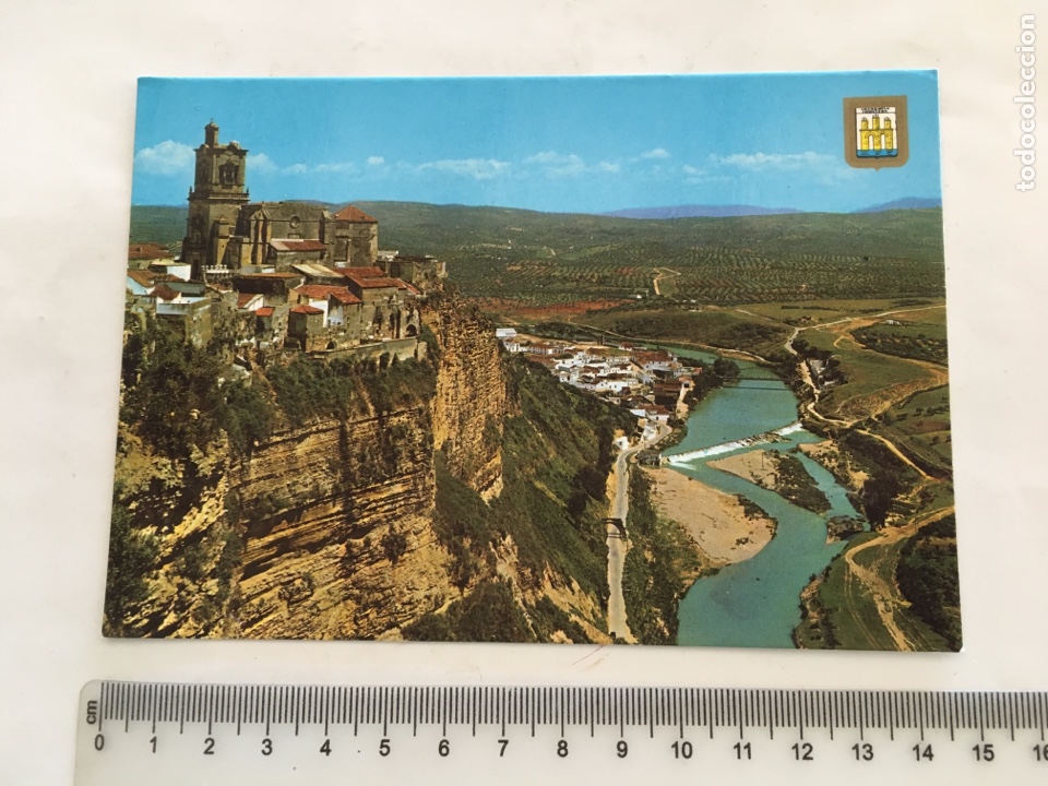 Postales: POSTAL. ARCOS DE LA FRONTERA. VISTA PARCIAL DE LA PE&Ntilde;A. SUBIRATS CASANOVAS. H. 1965?.