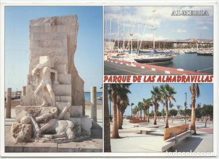 Postales: N&ordm; 808 - PARQUE DE LAS ALMADRABILLAS. Almer&iacute;a. Sin circular. Ed. POSTALES G&Oacute;MEZ J.