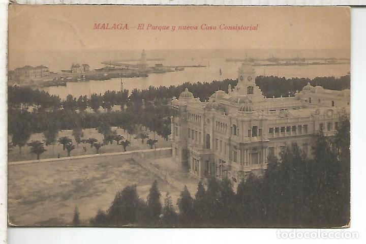 Postales: MALAGA CASA CONSISTORIAL ESCRITA