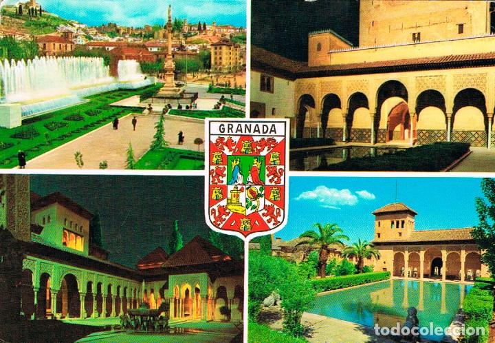 Postales: Granada, circulada en 1966 (ver dorso) - Foto 1