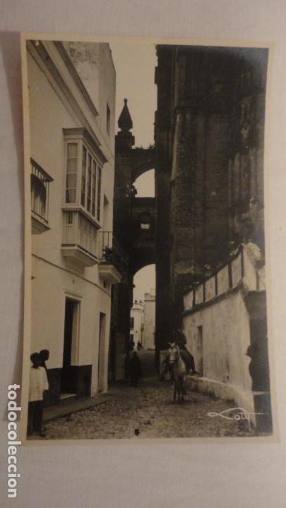 Postales: ANTIGUA POSTAL.CALLE DEAN ESPINOSA CALLEJON MONJAS.ARCOS DE LA FRONTERA.LOTY 12411