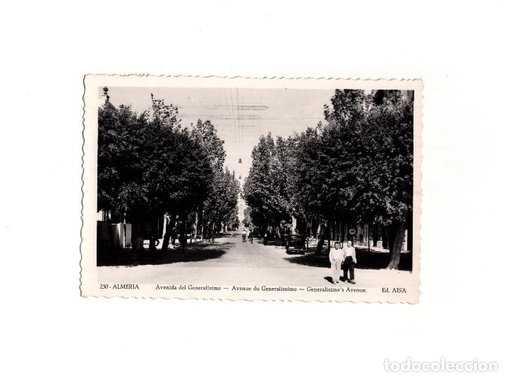 Postales: ALMER&Iacute;A.- AVENIDA DEL GENERAL&Iacute;SIMO. - Foto 1