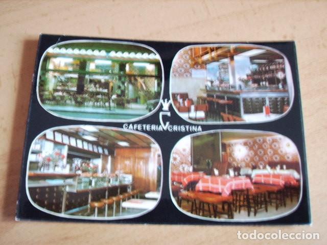 Postales: MALAGA -- CAFETERIA CRISTINA  CALLE CORDOBA 11 DIVERSOS ASPECTOS