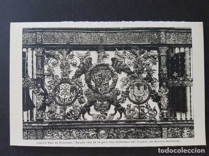 Postales: Granada capilla real escudo real - Foto 1