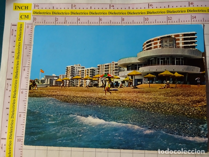 Postkarten: POSTAL DE M&Aacute;LAGA. A&Ntilde;O 1970. TORRE DEL MAR, VISTA DE LA PLAYA. 1301