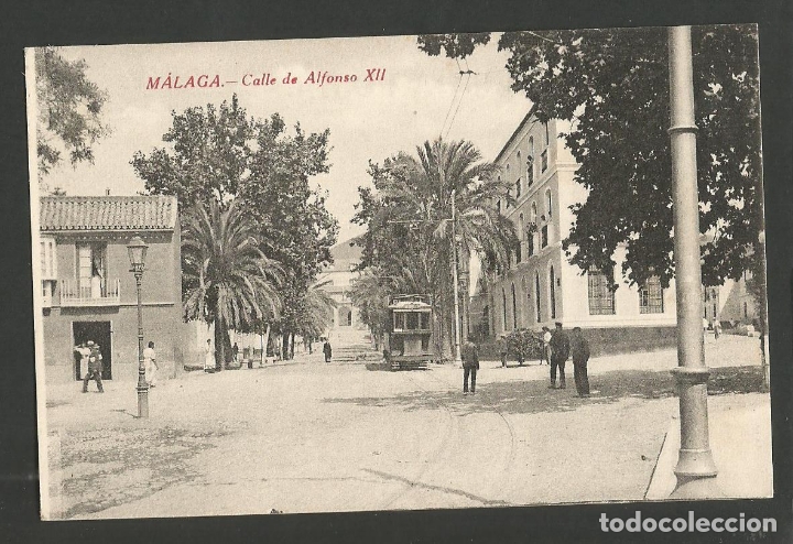 Postales: MALAGA-CALLE DE ALFONSO XII-ED&middot;RAFAEL TOVAL-POSTAL ANTIGUA-(59.723)