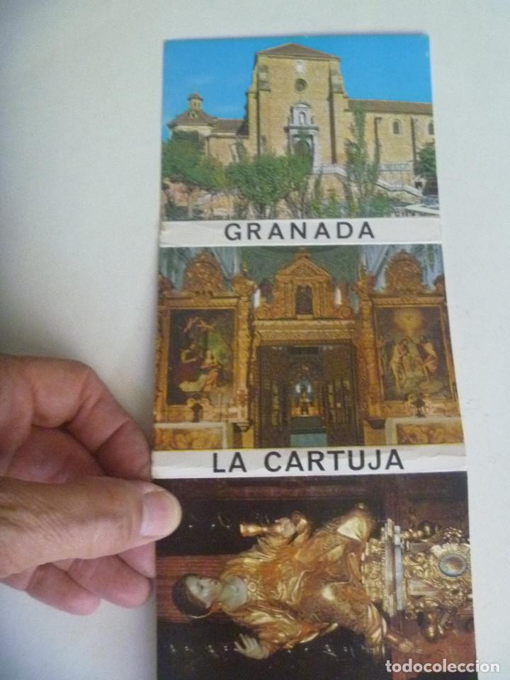 Postales: ACORDEON CON 16 MINI POSTALES DE LA CARTUJA DE GRANADA