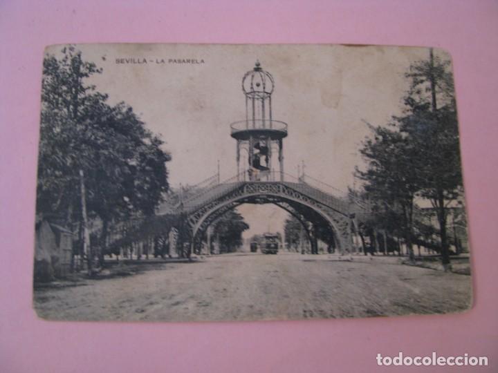 Postales: ANTIGUA POSTAL DE SEVILLA. LA PASARELA. - Foto 1