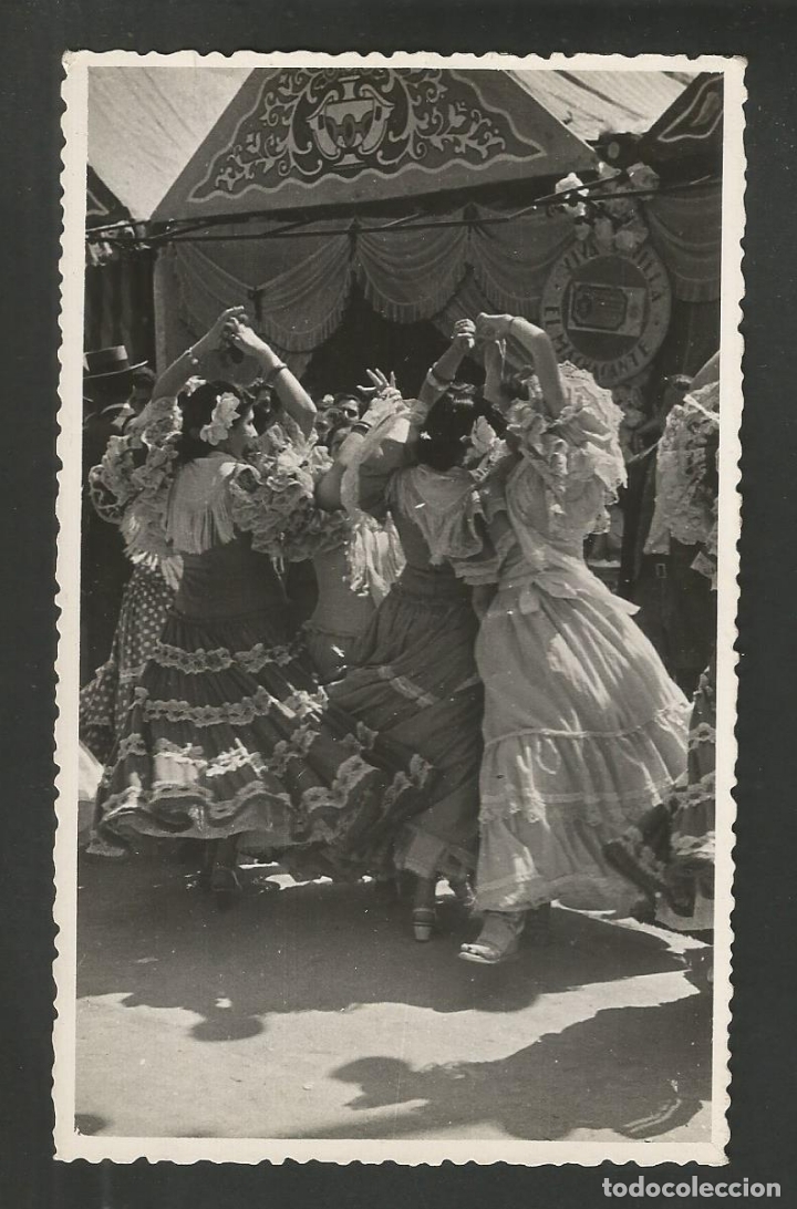Postkarten: SEVILLA-BAILAORAS FLAMENCO-FOTO SERRANO-VER REVERSO-(60.014)