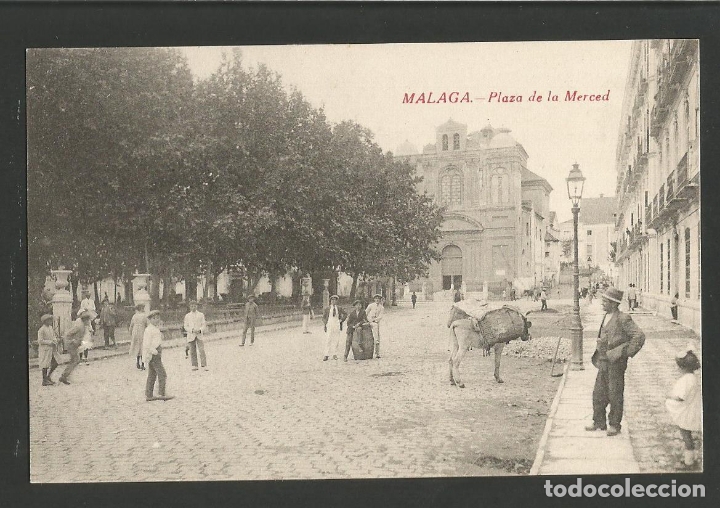 Postales: MALAGA-PLAZA DE LA MERCED-ED&middot;RAFAEL TOVAL-VER REVERSO-(60.032)