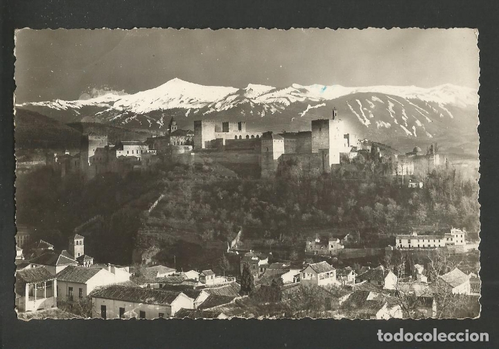 Postales: GRANADA-ALHAMBRA-VISTA PARCIAL-ED&middot;FOT&middot;HIJOS GALLEGOS-VER REVERSO-(60.109)