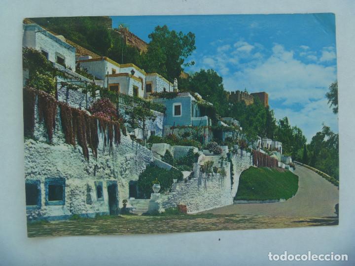 Postales: POSTAL DE ALMERIA : MESON GITANO Y  ALCAZABA. A&Ntilde;OS 60