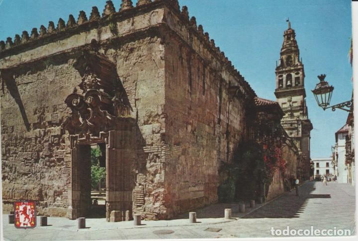 Postales: (702) CORDOBA. VIRGEN DE LOS FAROLES Y CAMPANARIO DE LA MEZQUITA