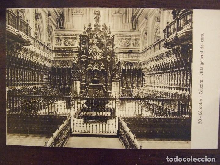 Postales: POSTAL ANTIGUA - CORDOBA CATEDRAL VISTA GENERAL DEL CORO N&ordm; 20 - GARZON SIN CIRCULAR