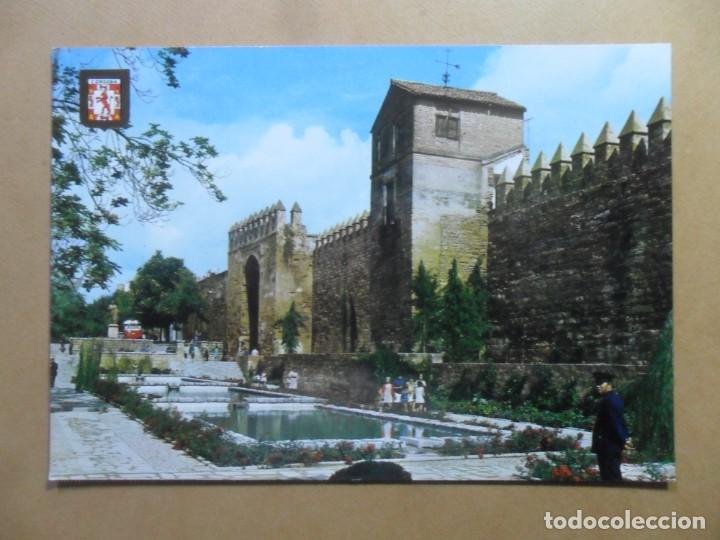 Postales: POSTAL - 841 - CORDOBA - MURALLAS Y JARDINES EN LA PUERTA DE ALMODOVAR - ED. FISA - POSTALES ESCUDO