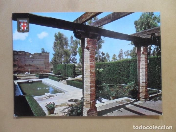 Postales: POSTAL - 6 - ALMERIA - JARDINES DE LA ALCAZABA - ED. FISA - POSTALES ESCUDO DE ORO