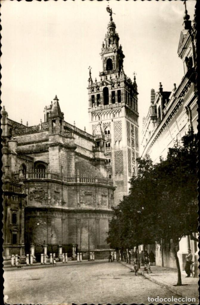 Postales: Sevilla &ndash; La Giralda 14 x 9 cms - Foto 1