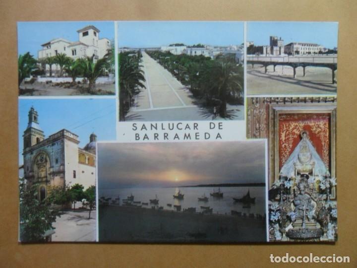 Postales: POSTAL - 2013 - SANLUCAR DE BARRAMEDA (CADIZ) - VARIAS VISTAD DE LA CIUDAD - ED. ARRIBAS