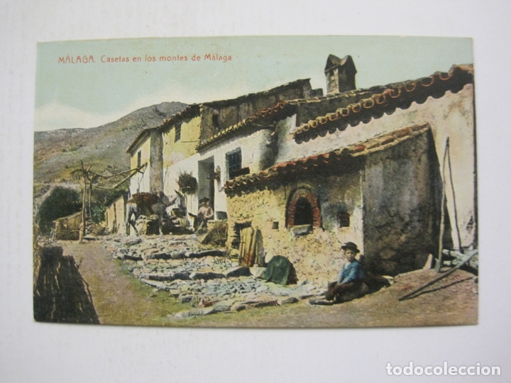 Postales: MALAGA-CASETAS EN LOS MONTES DE MALAGA-THOMAS-VER FOTOS-(60.703)