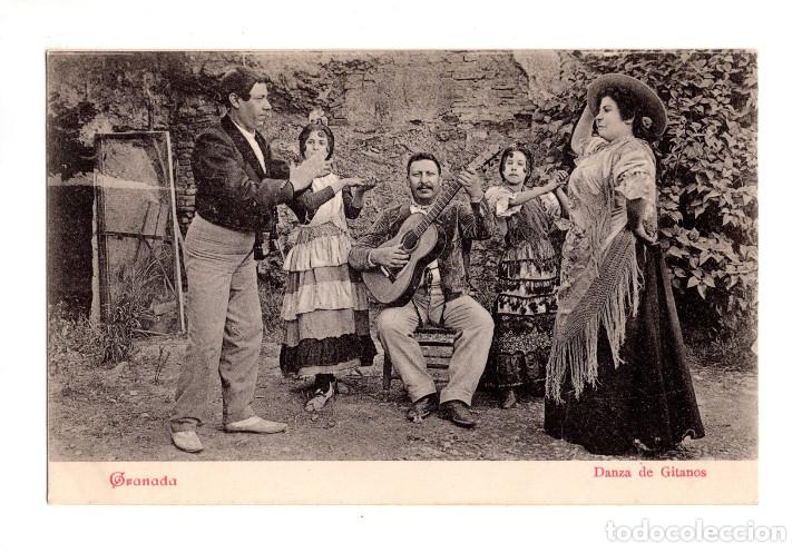 Postales: GRANADA.- DANZA DE GITANOS. - Foto 1