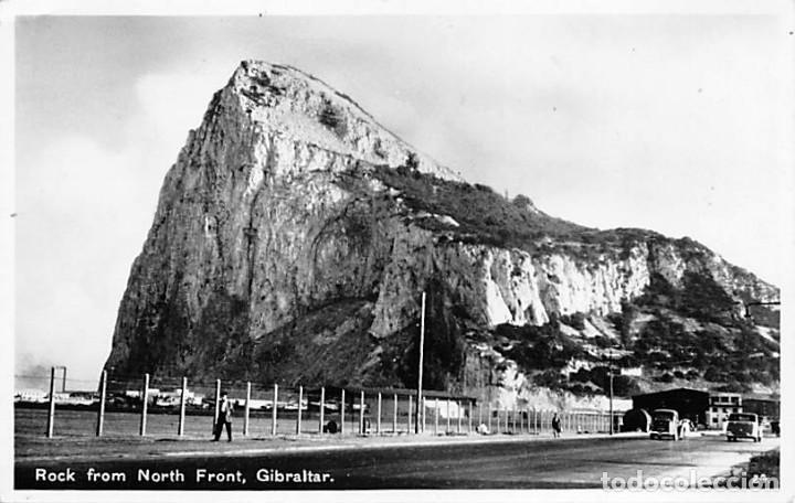 Postales: ROCK FROM NORTH FRONT, GIBRALTAR - Foto 1