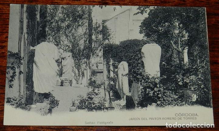 Cartoline: POSTAL DE CORDOBA, JARDIN DEL PINTOR ROMERO DE TORRES, SE&Ntilde;AN FOTOGAFRO, FOTOTIPIA HAUSER Y MENET, NO