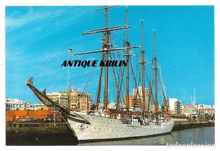 Postales: CADIZ N&ordm; 181 BUQUE ESCUELA JUAN SEBASTIAN ELCANO .- PAPELERIA ALFA