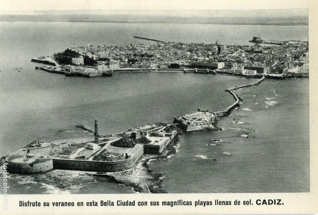 Postales: CADIZ. POSTAL UTILIZADA PARA LA PROMOCION DE LAS FIESTAS VERANIEGAS POR AYUNTAMIENTO
