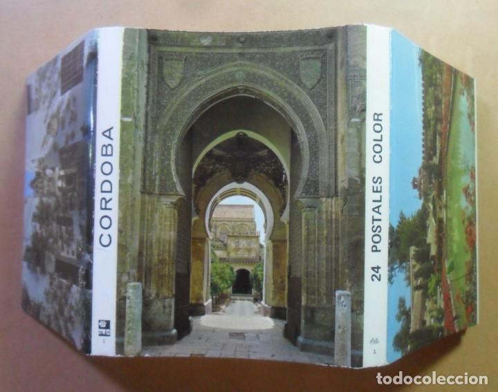 Postales: TIRA/ACORDEON DE 24 MINI-POSTALES - CORDOBA - (10,5 x 7,5 cm.)