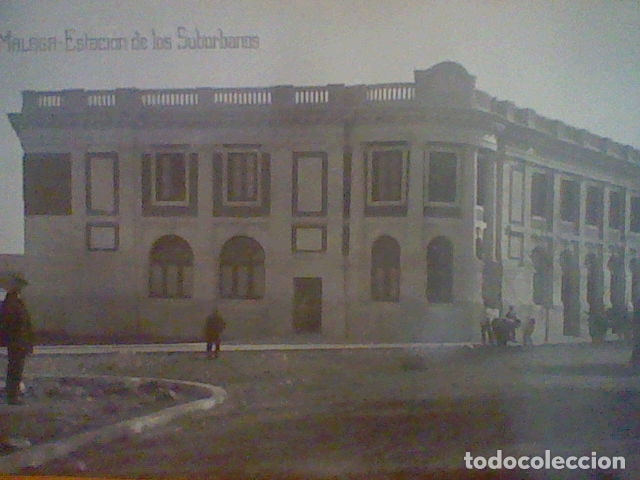 Postcards: ESTACION SUBURBANOS MALAGA S/C S/N&ordm; S/ED VER FOTOS ANIMADA MUUUY RARA