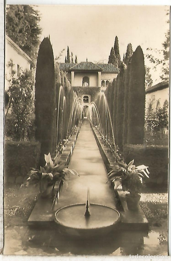Postales: GRANADA GENERALIFE SIN ESCRIBIR - Foto 1