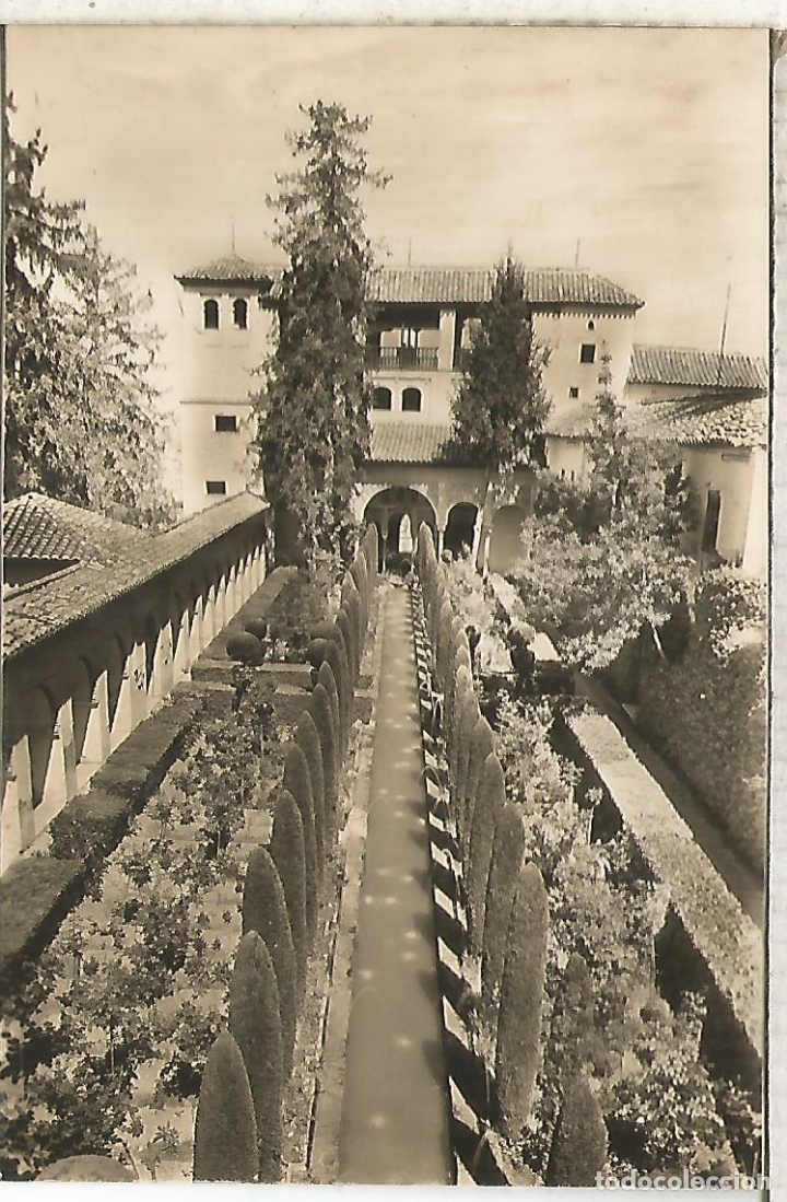 Postales: GRANADA GENERALIFE SIN ESCRIBIR - Foto 1