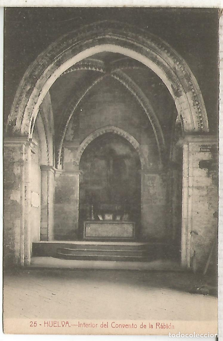 Postales: HUELVA LA RABIDA SIN ESCRIBIR - Foto 1